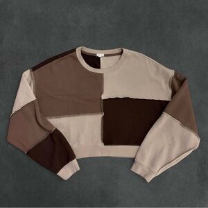 Garage Tan and Brown Sweater